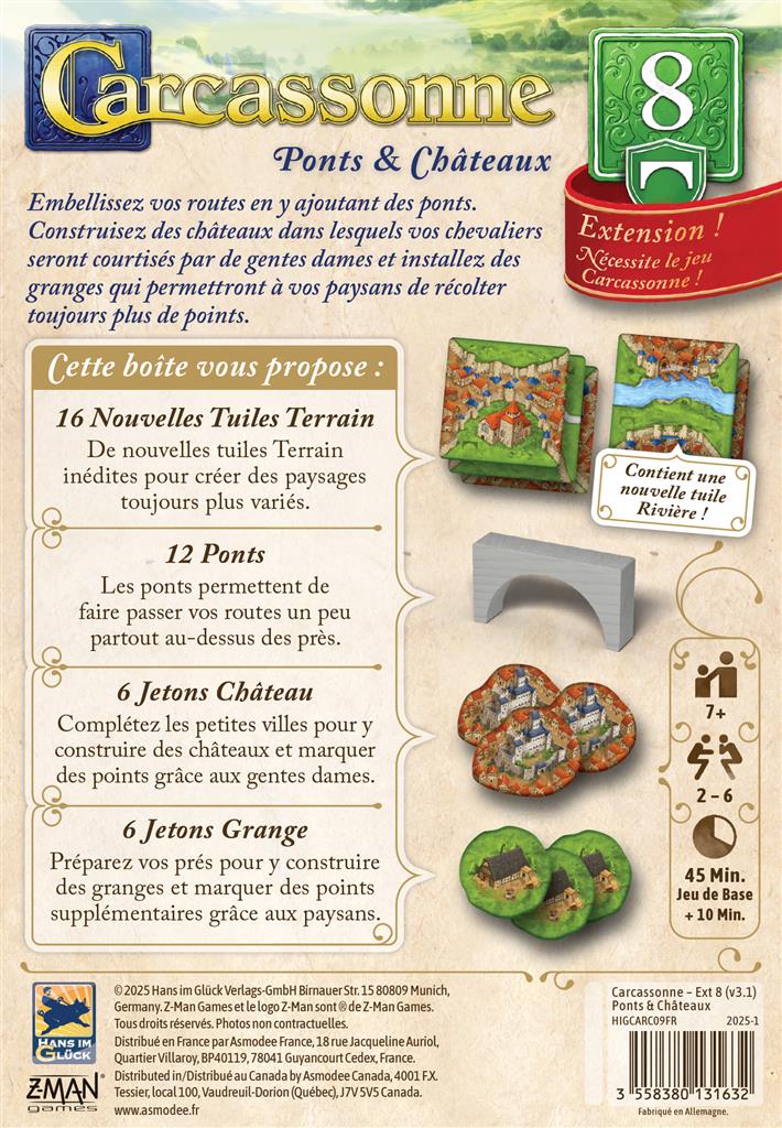 Carcassonne : Ponts et Châteaux (Extension)