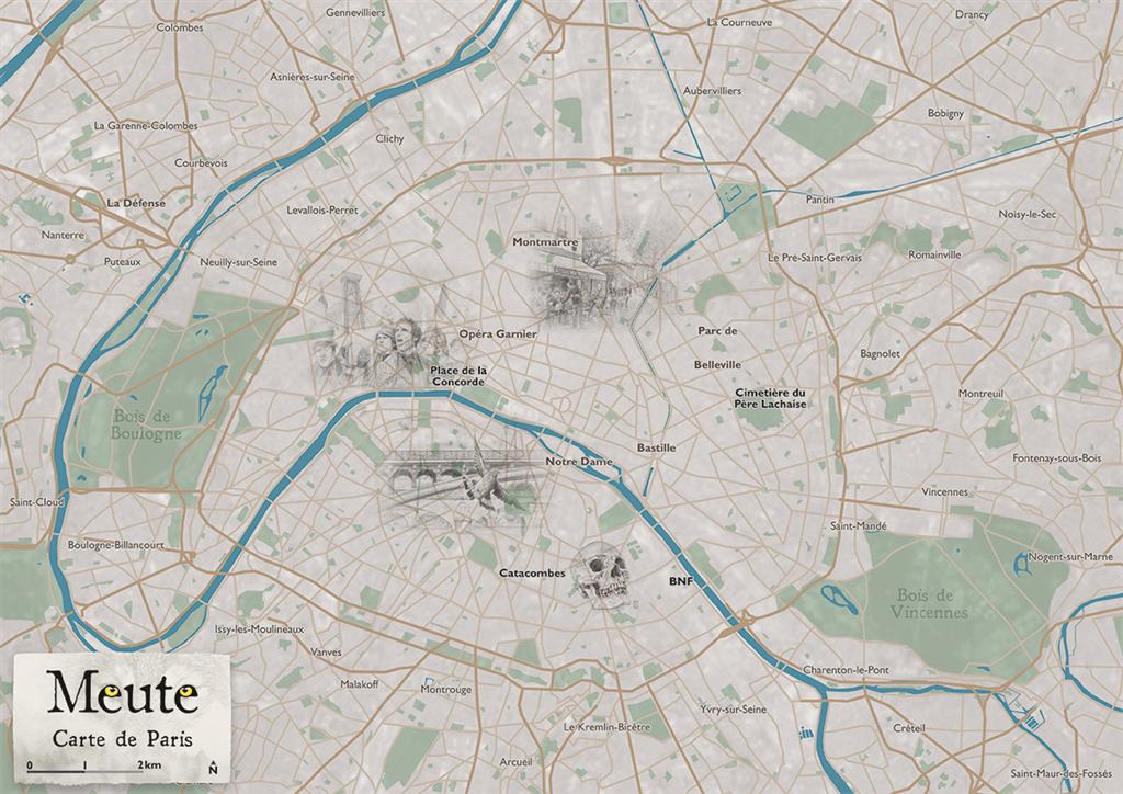 Meute, pack régions Errances