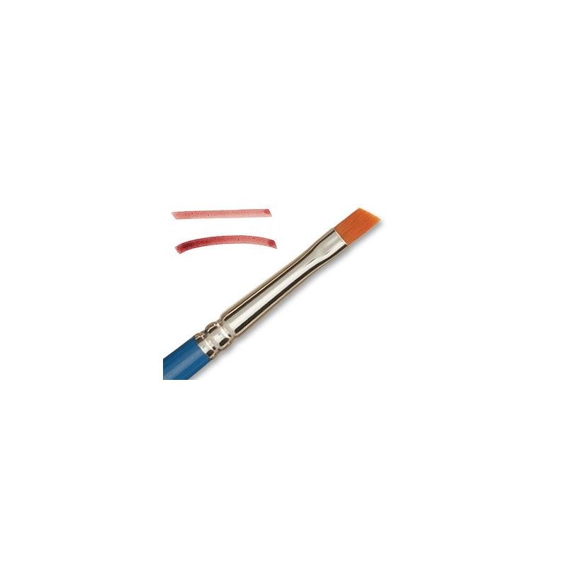 Pinceaux Raphaël - Kaerell Bleu-Pinceaux Plats Courts-Taille 10