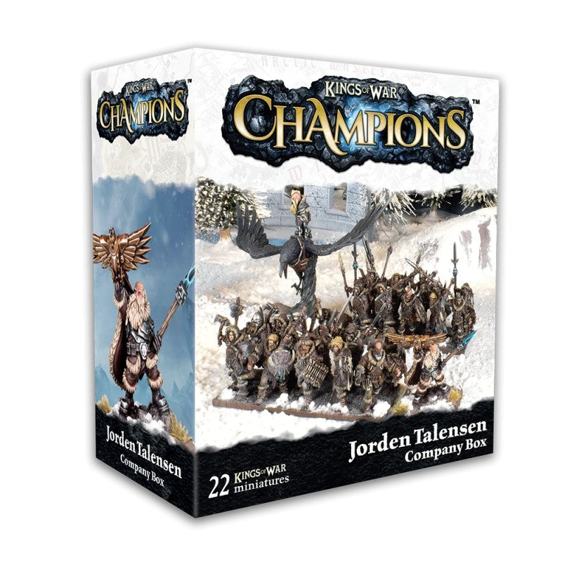 Kings of War : Champions - Jorden Talensen Company Box en Francais (EN STOCK)