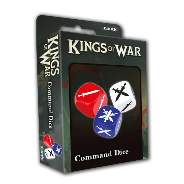 KINGS OF WAR - Dès de commandement (PRECOMMANDE SORTIE OCTOBRE)