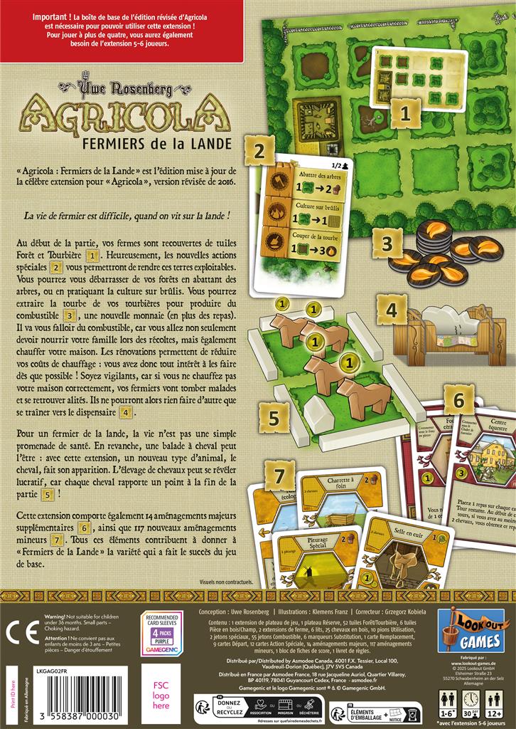 Agricola: Fermiers de la lande (Revised Edition) en Francais