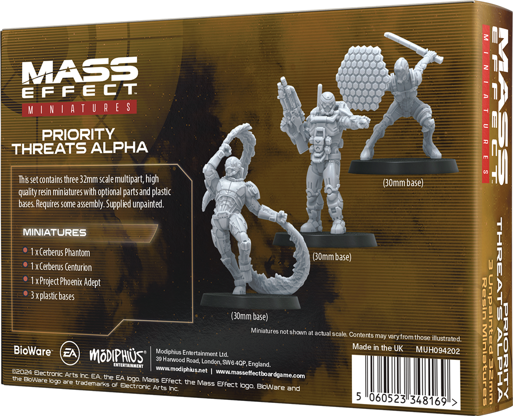Mass Effect: Prioriy Threats Alpha (Resin Set) en Anglais