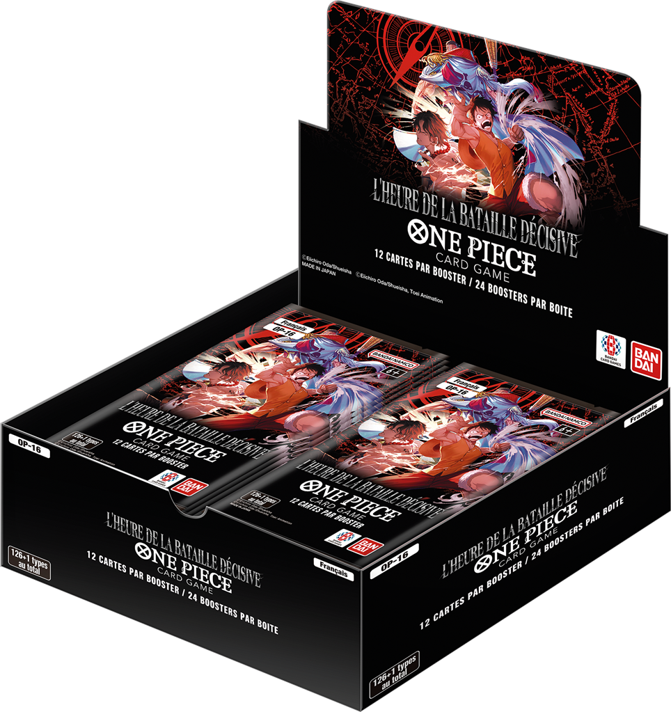 One Piece : OP16 Boosters Display (24) en Francais (sortie le 12 juin 2026)(Limité à 1 seul exemplaire par foyer)