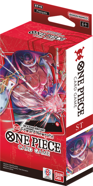 One Piece : OP09 One Piece : Deck débutant Rouge - Edward Newgate en Francais  (EN STOCK)