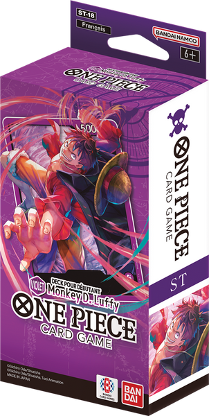 One Piece : OP09 One Piece : Deck débutant Violet - Monkey D. Luffy en Francais  (EN STOCK)