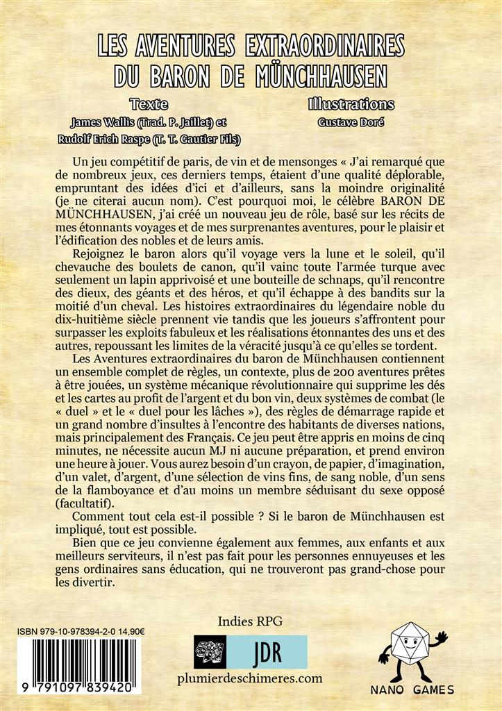 Aventures extraordinaires baron de Münchhausen V1