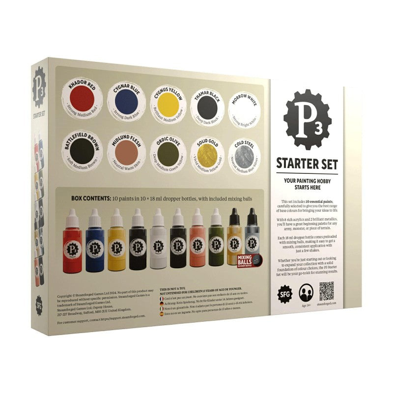 Peinture P3 - Starter Set (EN STOCK)