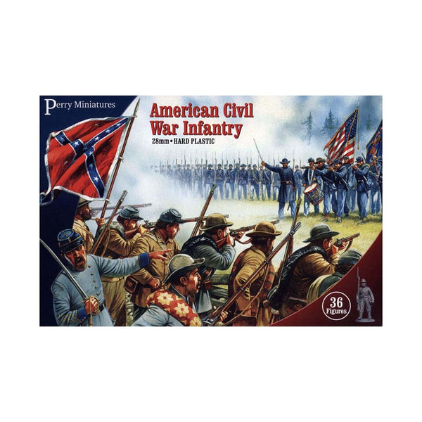 Perry Miniatures - Plastic American Civil War Infantry (36 figurines)