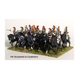 Perry Miniatures - Plastic French Napoleonic Heavy Cavalry (Cuirassiers/Carabiniers, 14 figurines)