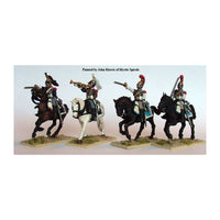 Perry Miniatures - Plastic French Napoleonic Heavy Cavalry (Cuirassiers/Carabiniers, 14 figurines)