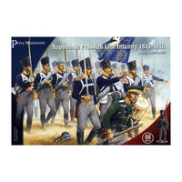 Perry Miniatures - Plastic Prussian Napoleonic Line Infantry and Volunteer Jagers (46 figurines)