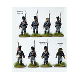 Perry Miniatures - Plastic Prussian Napoleonic Line Infantry and Volunteer Jagers (46 figurines)