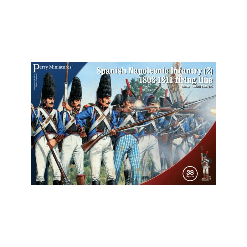 Perry Miniatures - Spanish Napoleonic Infantry (2) firing Line 1808-1811