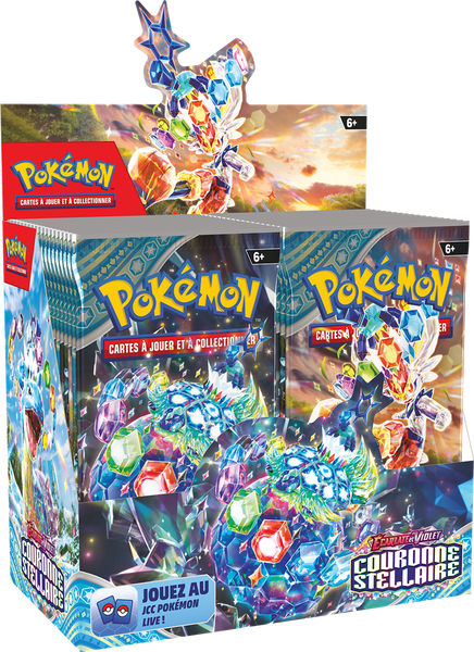 Pokemon EV07: Couronne Stellaire- Booster Display en Version Francaise  (LIVRAISON GRATUITE)