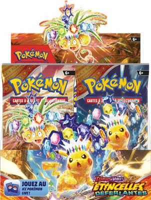 Pokémon EV08 : Étincelles Déferlantes display de 36 boosters x36 en Francais (LIVRAISON GRATUITE)(EN STOCK)