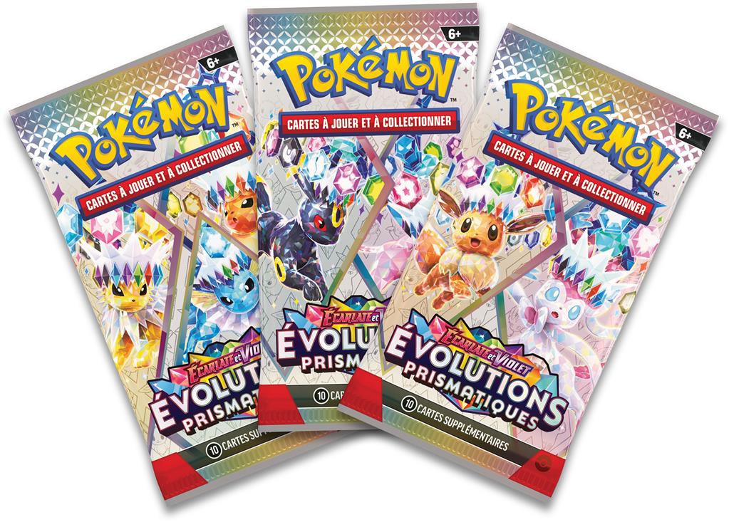 Pokémon : Coffret Poster Évolutions Prismatiques (EN STOCK)Produit limité à 1 exemplaire par client
