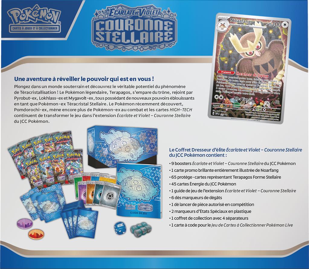 Pokémon EV07 : coffret Dresseur d'Elite Noarfang