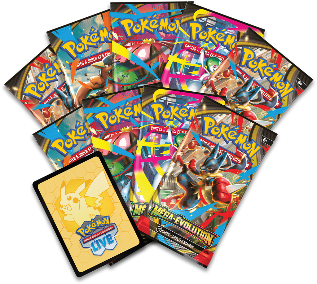 Pokémon ME01 : coffret Dresseur d'Elite Méga-Lucario-ex (Limité à un exemplaire par client)(LIVRAISON GRATUITE)