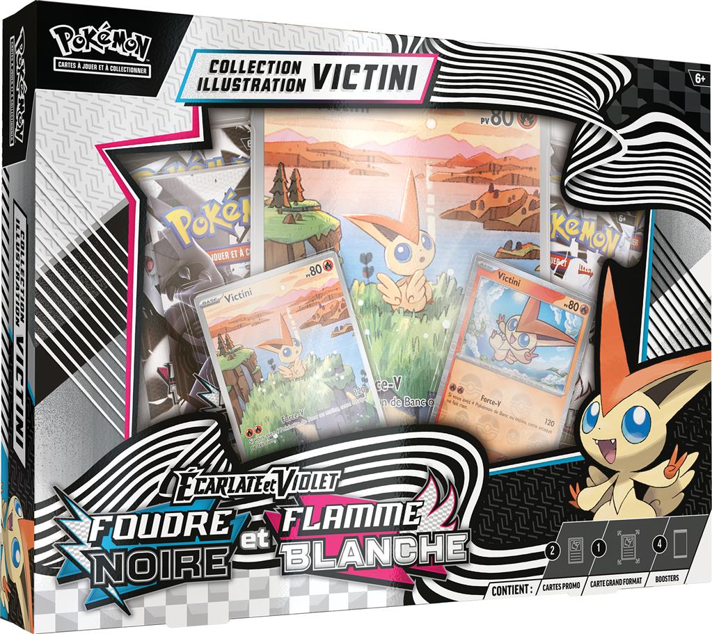 Pokémon: Coffret IR 4b Foudre Noire&Flamme Blanche VICTINI