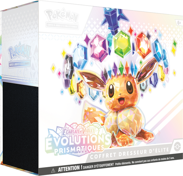 Pokémon : Coffret Dresseur d'Elite Evolutions Prismatiques (EN STOCK)(LIVRAISON GRATUITE)Produit limité à 1 exemplaire par client