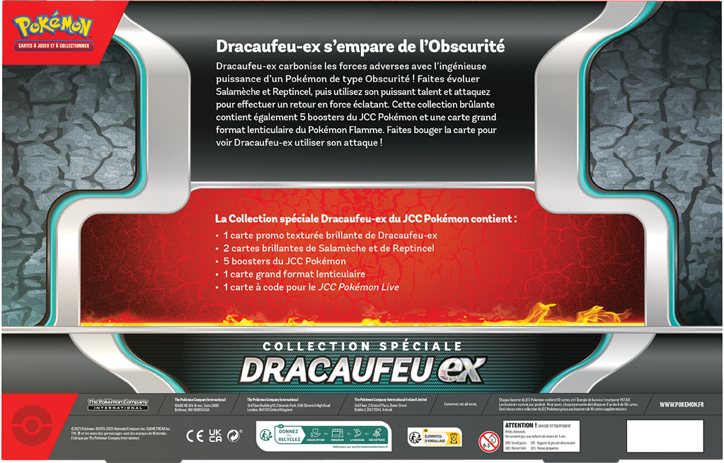 Pokémon : Coffret Collection spé Dracaufeu-ex(5b)(EN STOCK)
