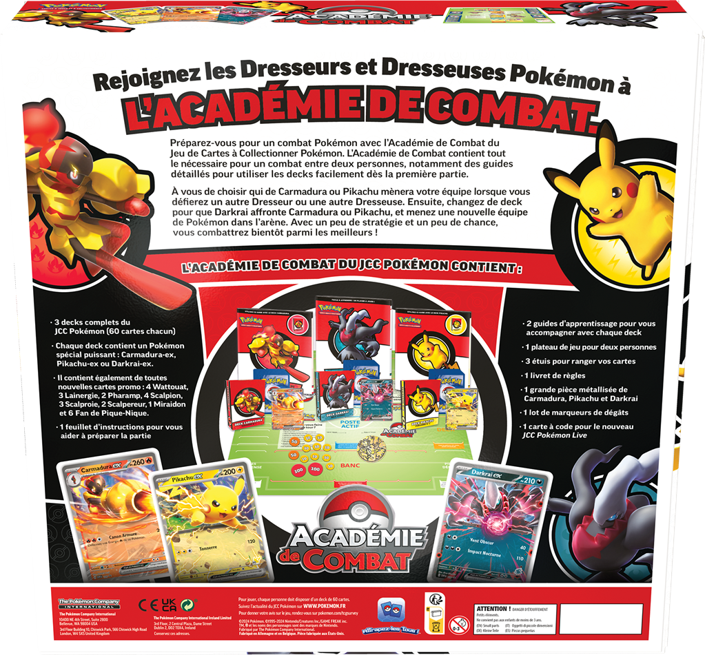 Pokémon : Coffret Académie de Combat V3 (Q1 2024)