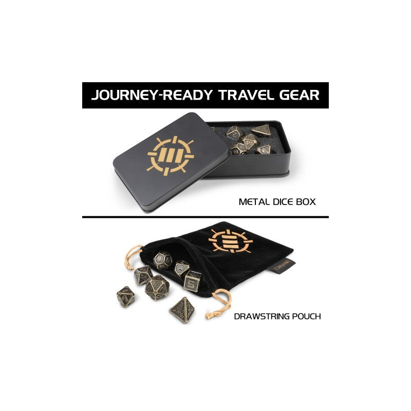 DÉS PREMIUM MÉTALLIQUES Enhance (RUPTURE DE STOCK FOURNISSEUR)