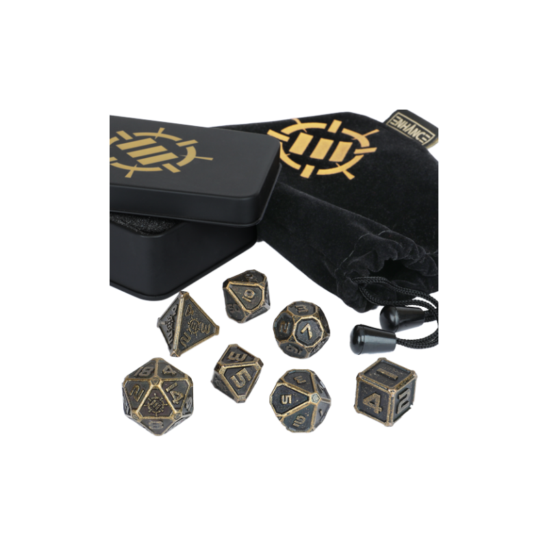 DÉS PREMIUM MÉTALLIQUES Enhance (RUPTURE DE STOCK FOURNISSEUR)