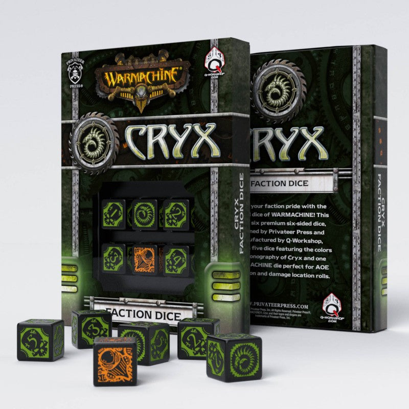 QW - warmachine cryx faction D6 (EN STOCK)