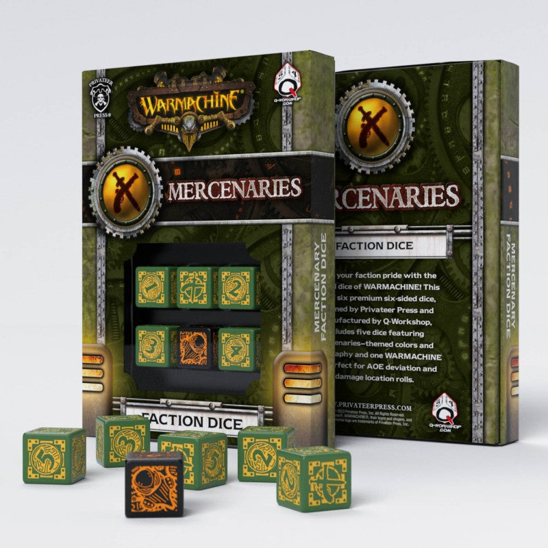 QW - warmachine mercenaries faction D6 (EN STOCK)