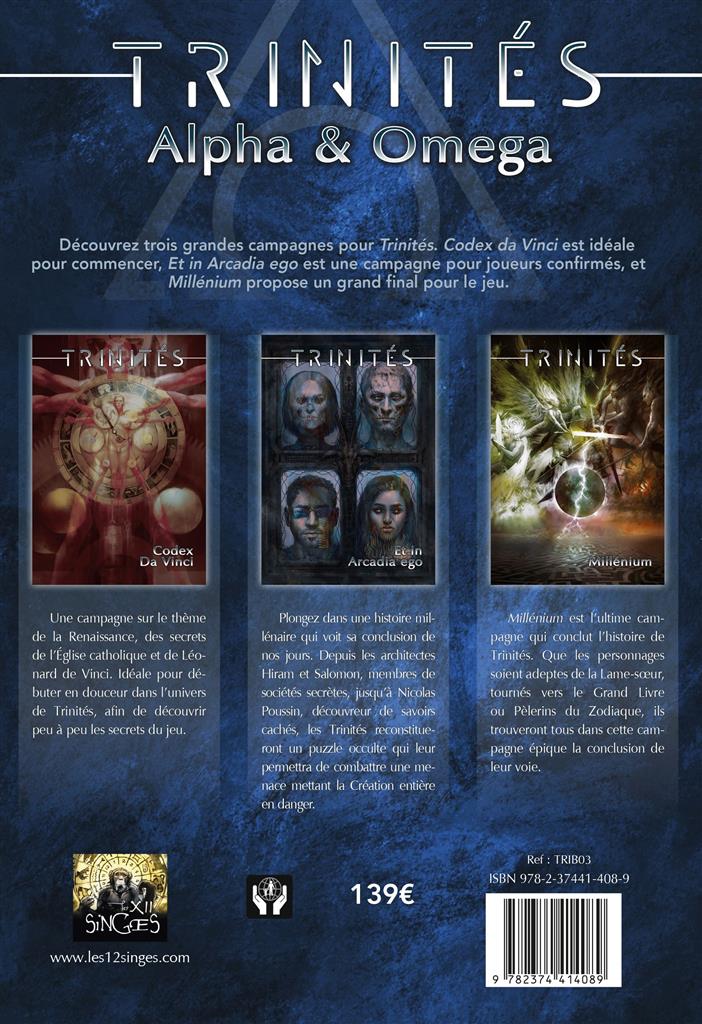 Trinités – Collector Alpha & Omega (LIVRAISON GRATUITE)