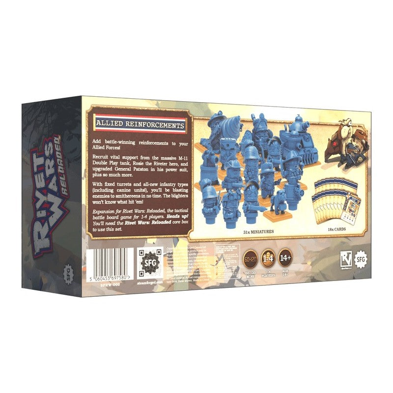 RIVET WARS : ALLIED REINFORCEMENTS EXPANSION (ENG)  (LIVRAISON GRATUITE)