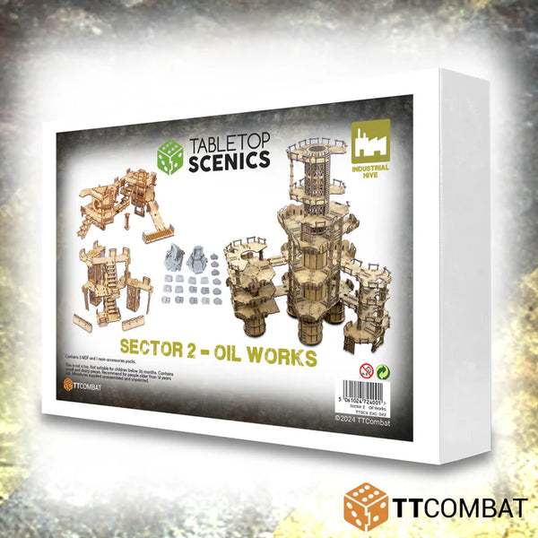 TT Combat - Sector 2 - Oil Works White Box Bundle (Précommandes sortie en février 2025)(LIVRAISON GRATUITE)