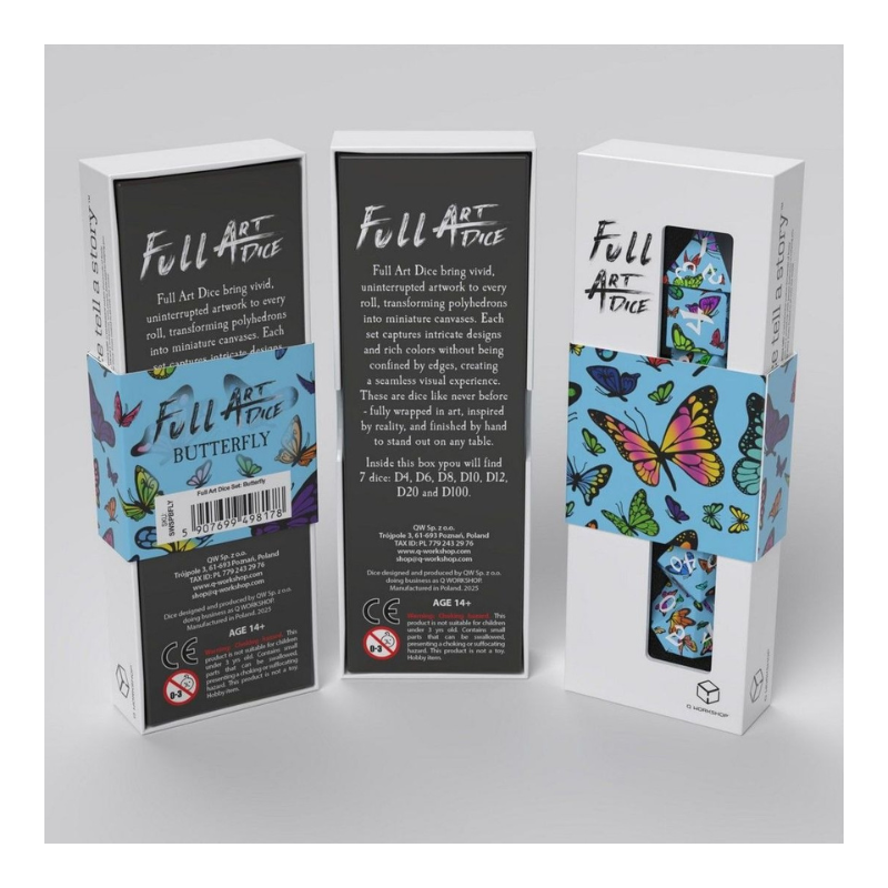 Set de Dès Full Art - Papillon (Sortie prévue en novembre)