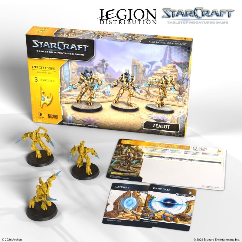 StarCraft - Protoss - Zealot Expansion Set en Anglais (Précommandes jusqu’au 14/04/2026)