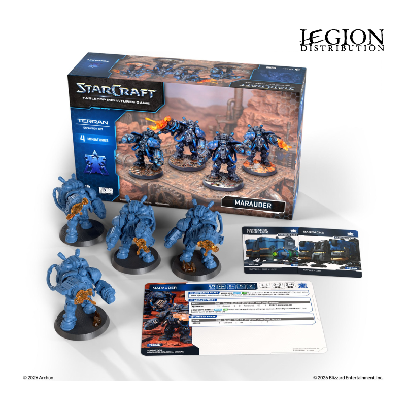 StarCraft - Terran - Marauder Expansion Set en Anglais (Précommandes jusqu’au 14/04/2026)