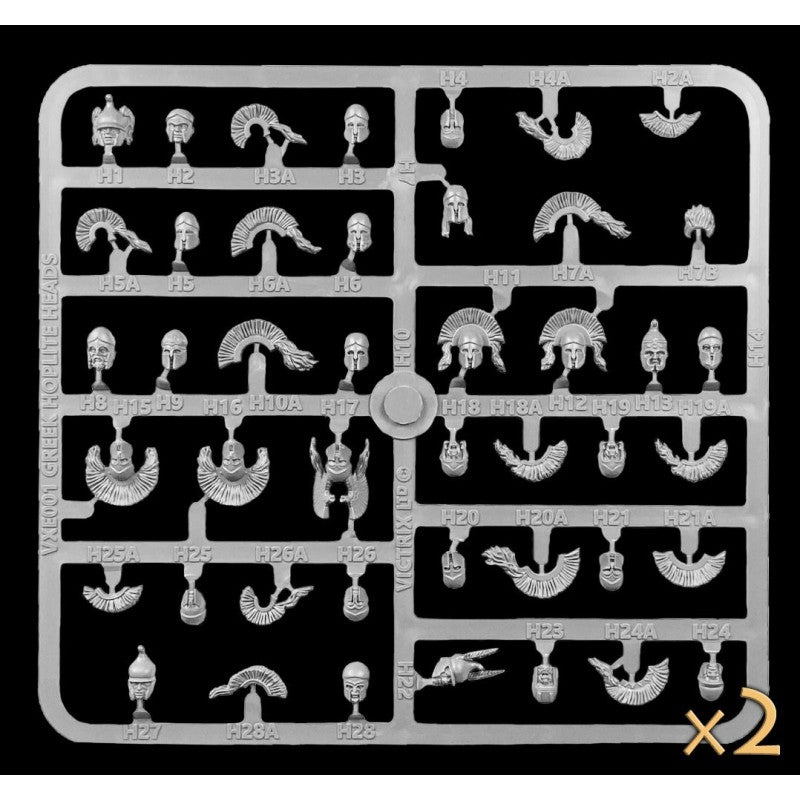 Victrix Miniatures 28mm Antiquité - Greek Hoplite Heads x 56