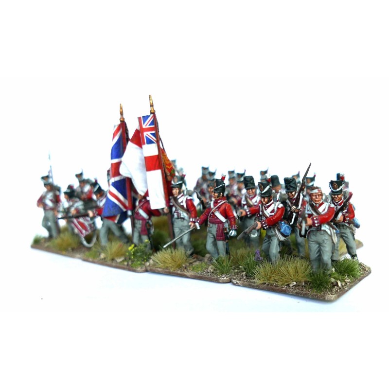 Victrix Miniatures 28mm Napoléonienne - Waterloo British Infantry Centre Companies