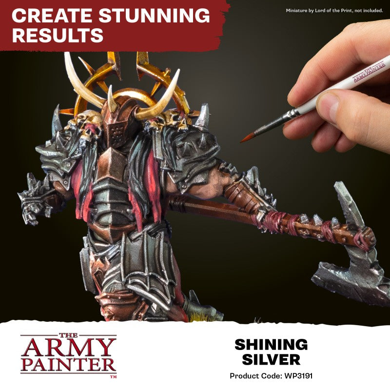 Army Painter - Warpaints Fanatic Metallic - Shining Silver (EN STOCK)