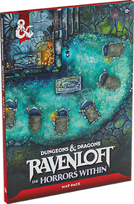 Dungeons & Dragons 5 : Ravenloft Horrors Map en Anglais