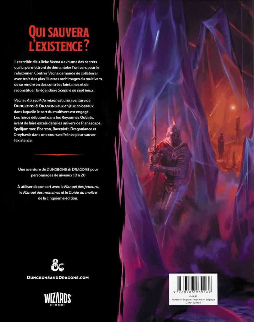 D&D 5 : Vecna : Au seuil du néant