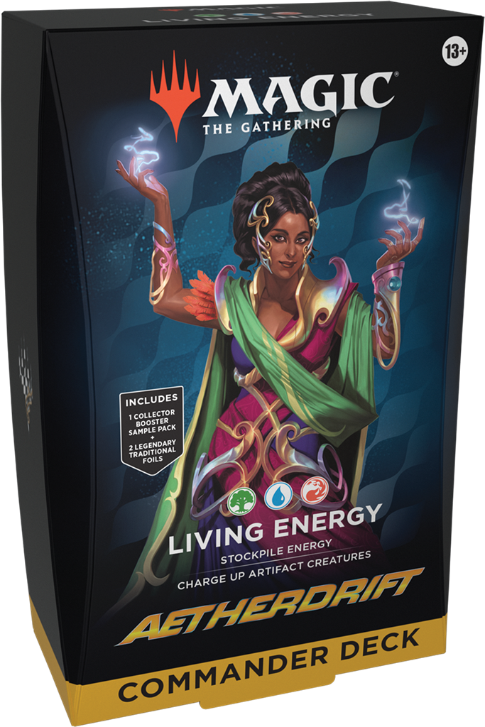 Magic The Gathering : Aetherdrift Commander deck Living Energy