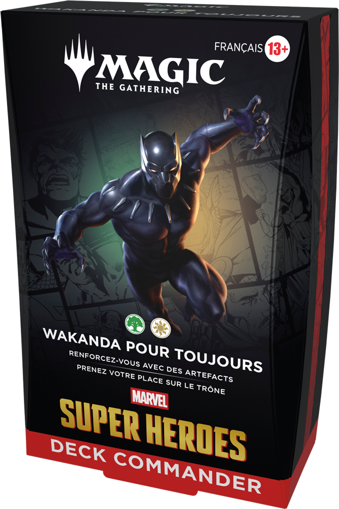 Magic The Gathering: Marvel Super Heroes Commander Wakanda pour toujours en Francais