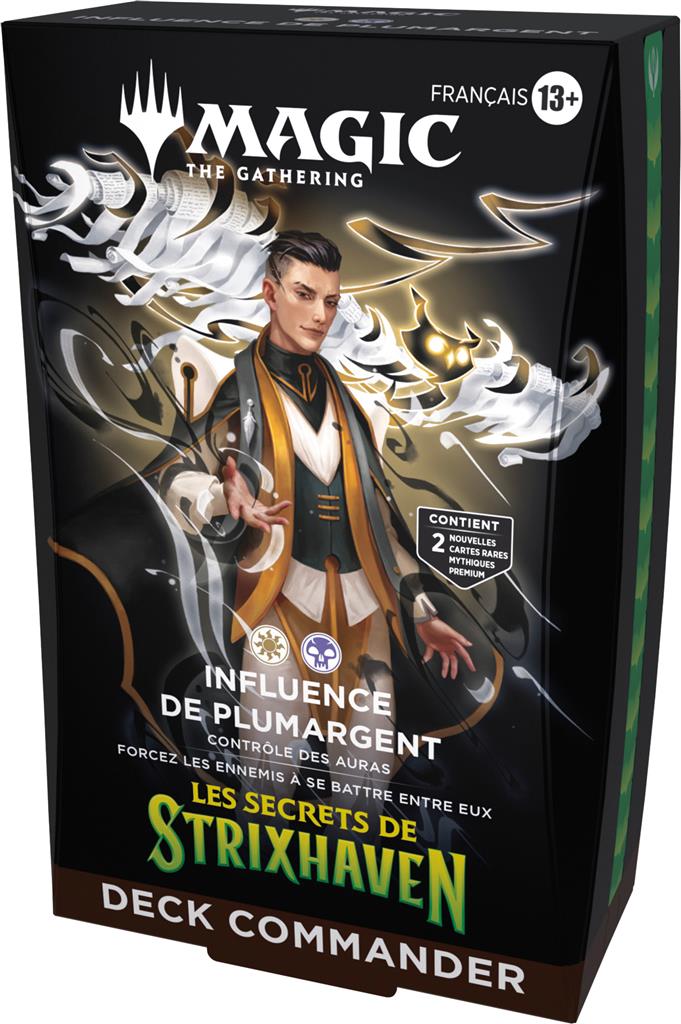 Magic The Gathering:  Secrets Strixhaven Commander Deck Influence de Plumargent en Francais (Copie)