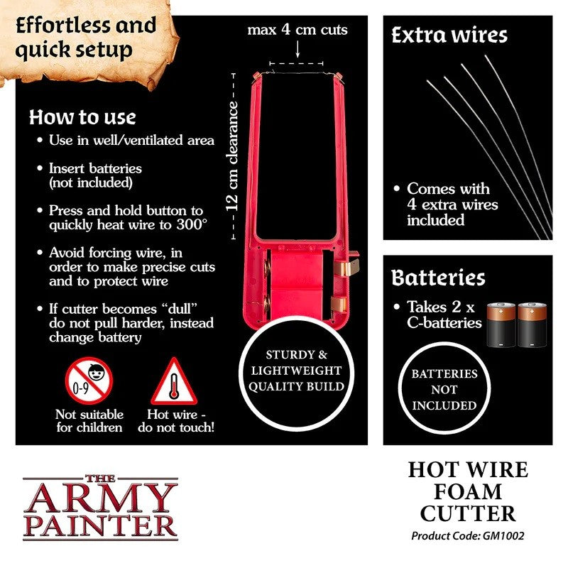Army Painter -  Gamemaster - Outils - Hotwire Foam Cutter