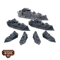 Copie de Dystopian Wars- BRITANNIA BATTLEFLEET SET