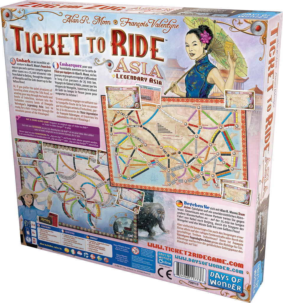 Les Aventuriers du Rail : Asie (Extension)