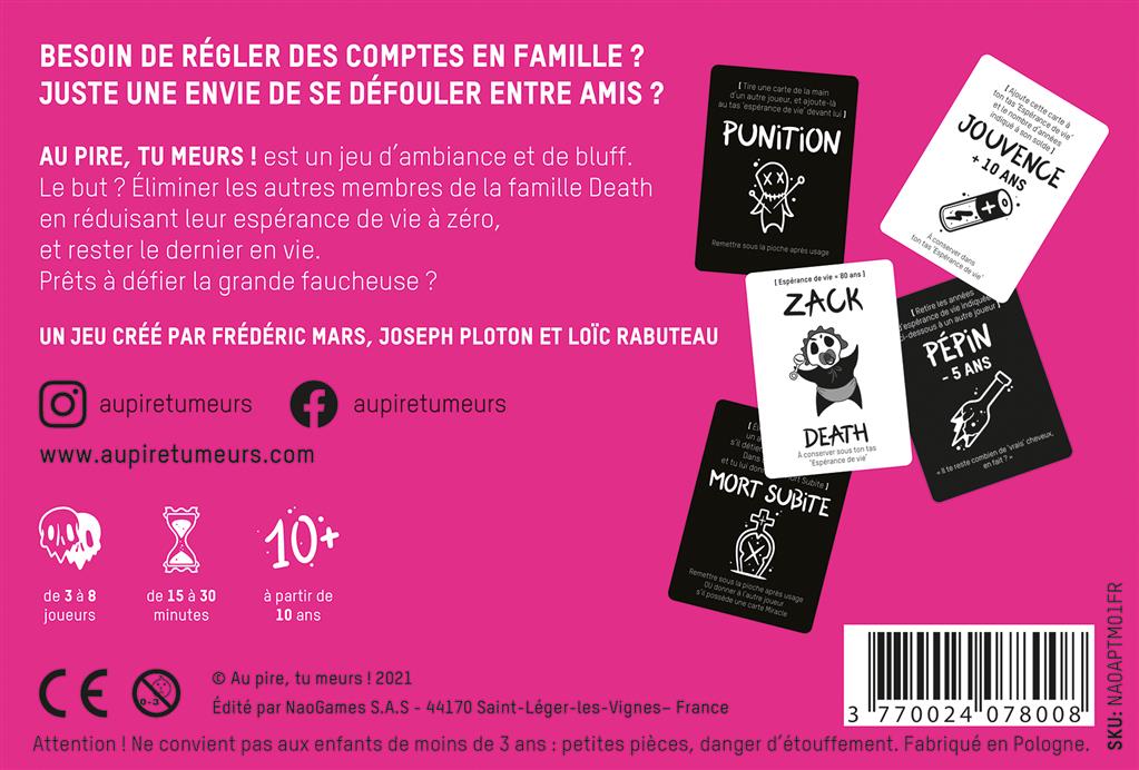 Au pire, tu meurs !