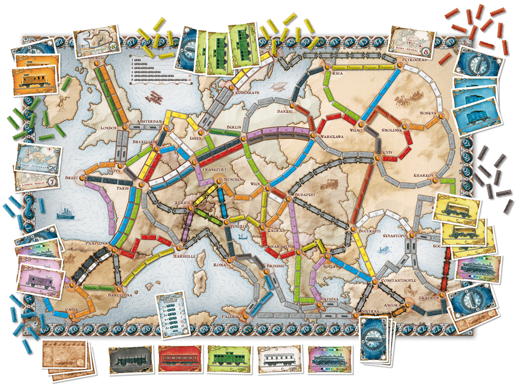 Pack 1 Aventuriers du rail Europe